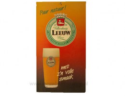 leeuw bier reclamebord pils jaren 80
